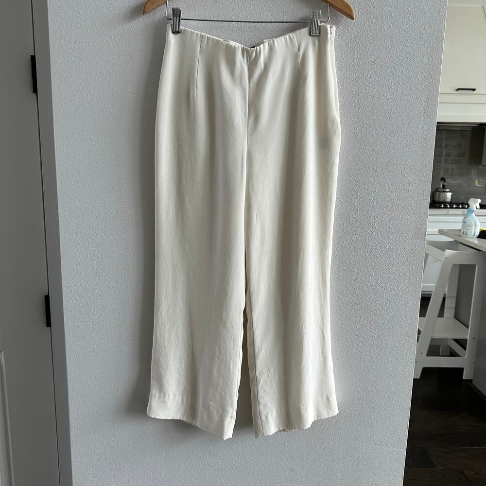 Lafayette 148 Silk White Pants Size 6